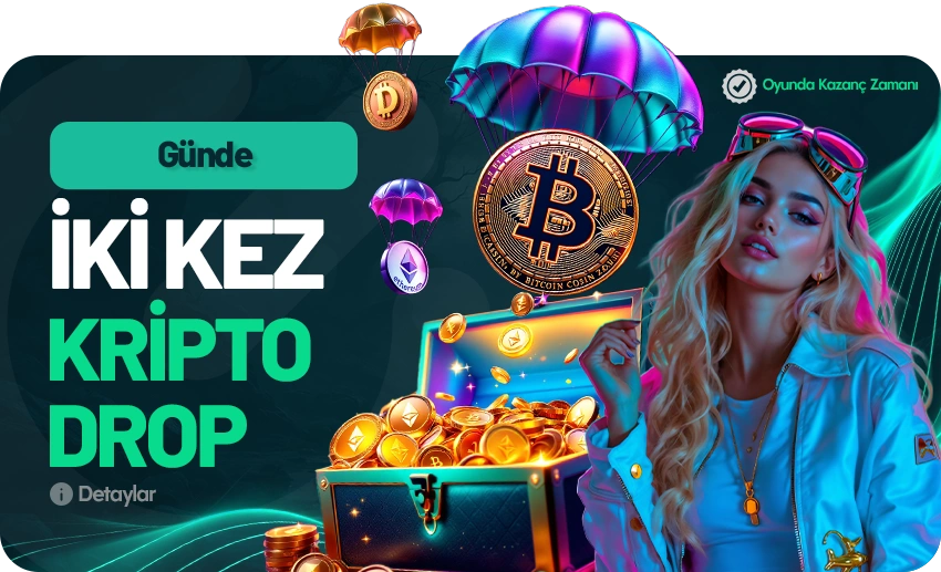Günde Iki Kez Kripto Drop